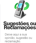 Sugest�es ou Reclama��es